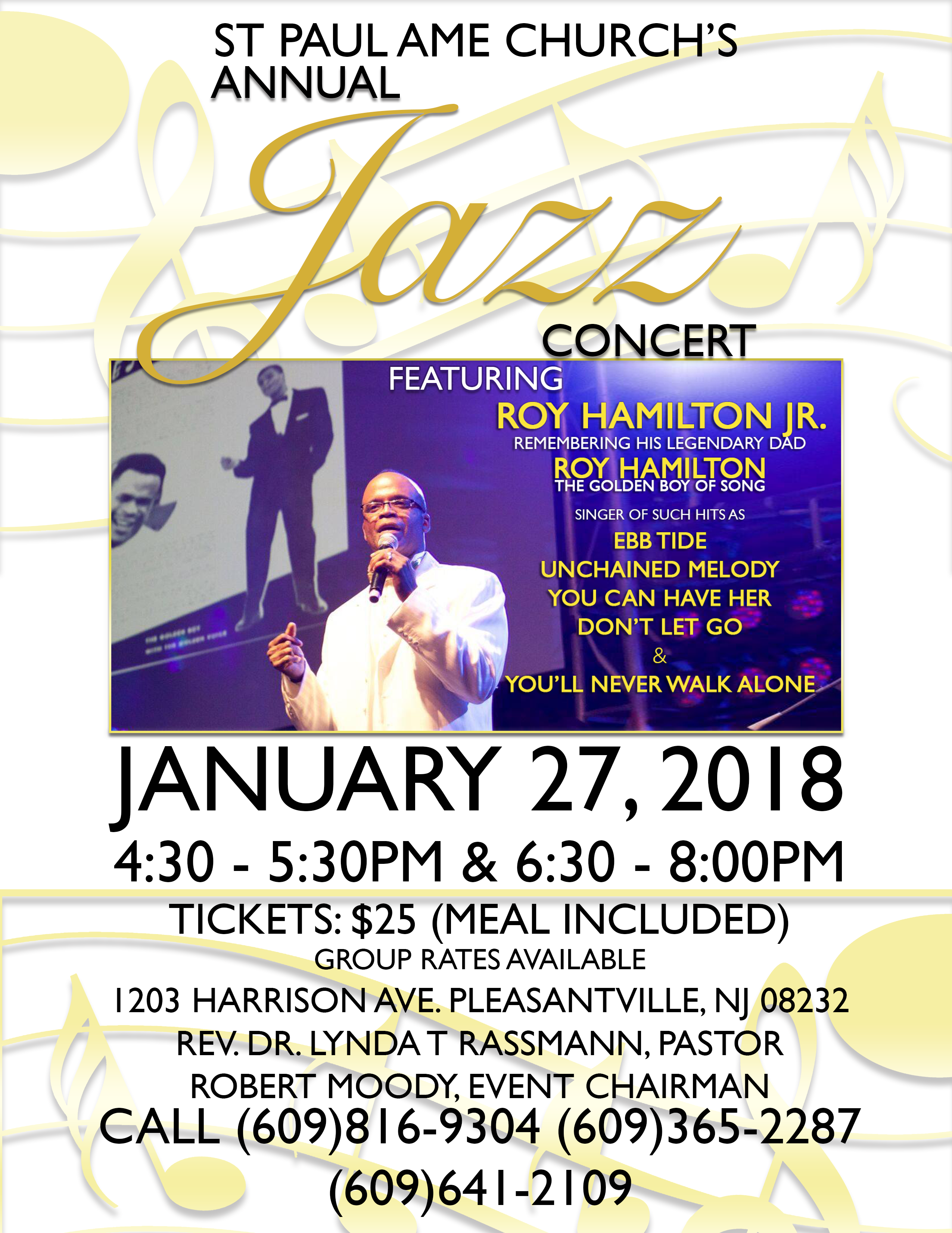 St Paul AME Church’s Annual Jazz Concert, January 27, 2018