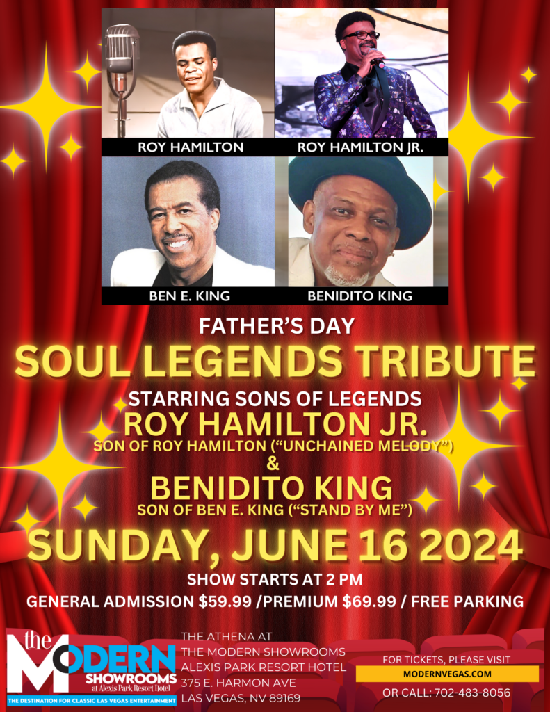 FATHER’S DAY SOUL LEGENDS TRIBUTE – SUNDAY, JUNE 16 2024